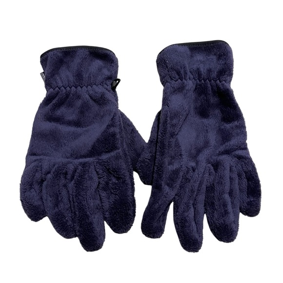 Women's XL Columbia Fleece Gloves Navy Blue Winter Fall Fuzzy Soft Driving - Picture 1 of 3